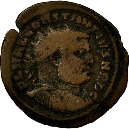 minca,
 
 Constantius I.
 
 Zlomok Æ